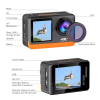 Dual Screen 4k action camera - Image 3
