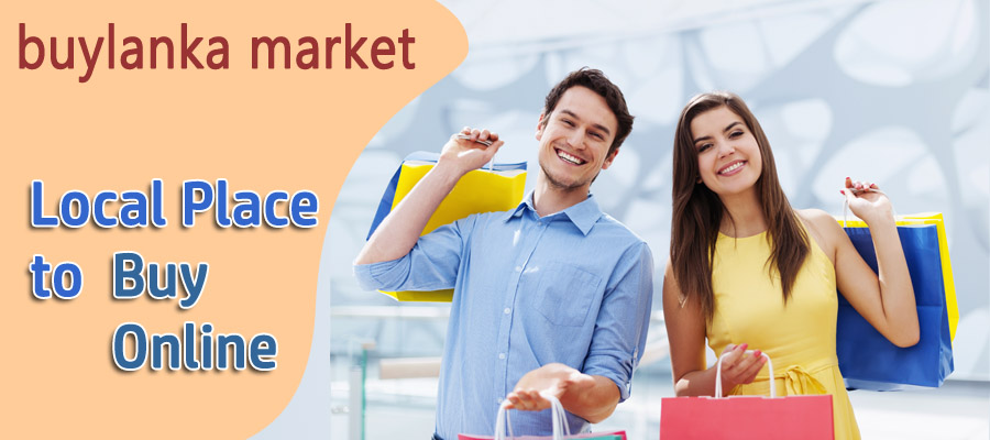 Happy young couple holding shopping bag