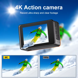 Dual Screen 4k action camera